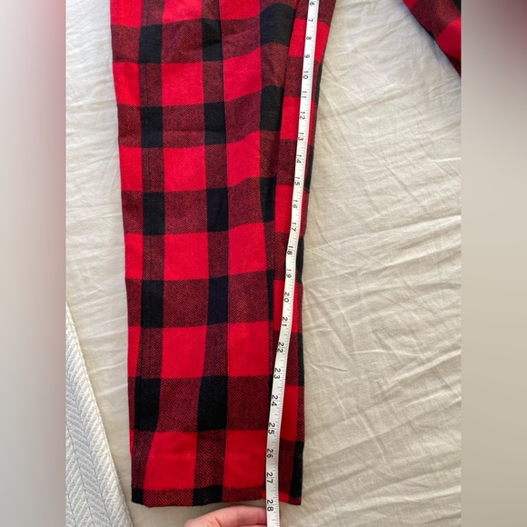 Vintage Buffalo plaid 100% wool trousers - Picture 7 of 14
